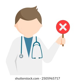 Imágenes de doctores con estilo de diseño plano