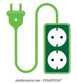 images of electricity icons, electrical tools, cables and sockets.