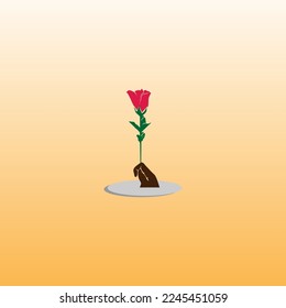 Images of Flowers and Money Trees, for wall decoration and also a symbol of wealth and love