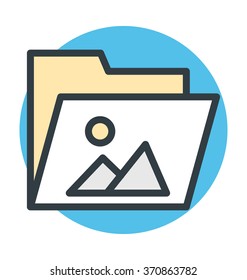 Images Folder Vector Icon
