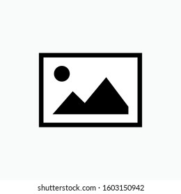 Images Icon. Picture, Painting Illustration. Applied as Trendy Symbol for Design Elements, Websites, Presentation and Application - Vector. 