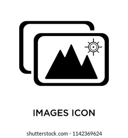 Images icon vector isolated on white background for your web and mobile app design, Images logo concept