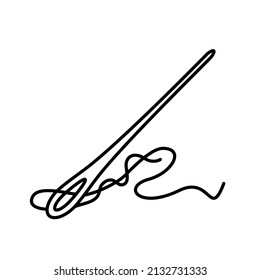 Images of icons of items for sewing