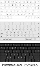 images of keyboard vector white grey and black