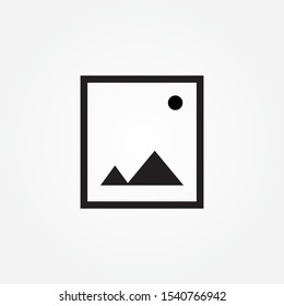 images line icon design vector illustration