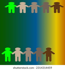 images of many people holding hands in a very simple and attractive form
