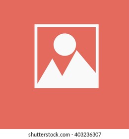 Images, modern flat icon