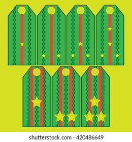 images of officers shoulder straps