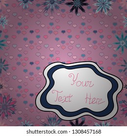 Images on a pink, white and neutral colors Vector illustration. Seamless pattern Elegant decorative ornament for fashion print, scrapbook, wrapping paper, wallpaper.