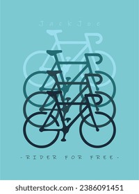 images for prints and arts related to bicycles