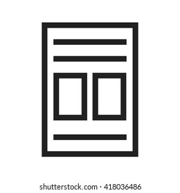 Images and Text on Page