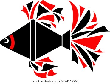 images triangular fish colorful