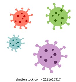 Images for use with information about COVID-19, vaccine, hand sanitizer, syringe, virus, social distancing.