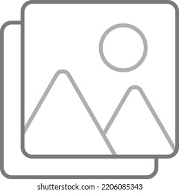 Images vector icon. Can be used for printing, mobile and web applications.