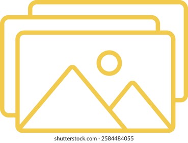 Images vector icon. Can be used for printing, mobile and web applications.