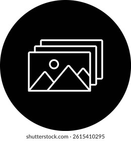 Images vector icon. Can be used for printing, mobile and web applications.