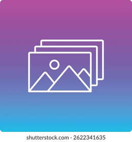 Images vector icon. Can be used for printing, mobile and web applications.