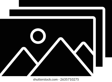 Images vector icon. Can be used for printing, mobile and web applications.