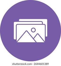 Images vector icon. Can be used for printing, mobile and web applications.