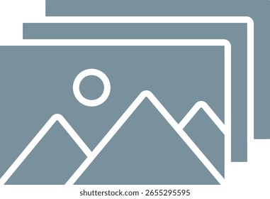 Icono de Vector de Imágenes. Se puede utilizar para aplicaciones de impresión, móviles y de Web.