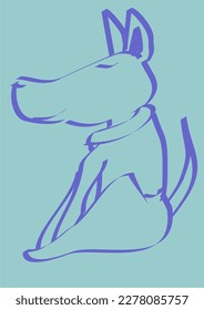 Images, vectors, dogs are used for logos, symbols, in graphics.