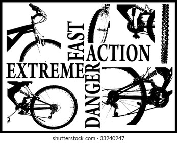 images and words strictly in conjuction with biking