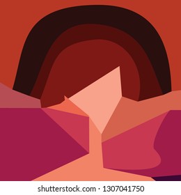 Imaginary abstract women
