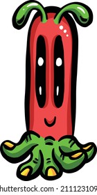 An Imaginary Cartoon Character Monster 