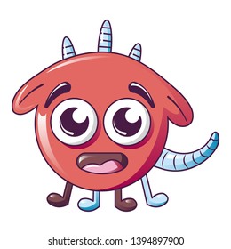 Imaginary monster icon. Cartoon of imaginary monster vector icon for web design isolated on white background