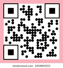 An imaginary QR code specialized for female products like cosmetics, intimacies, female health care.