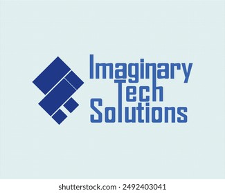 Imaginary Tech Solutions Logo. Tech Solution Company Logo Vector.