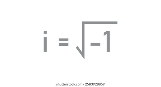 The imaginary unit i. The square root of negative one.