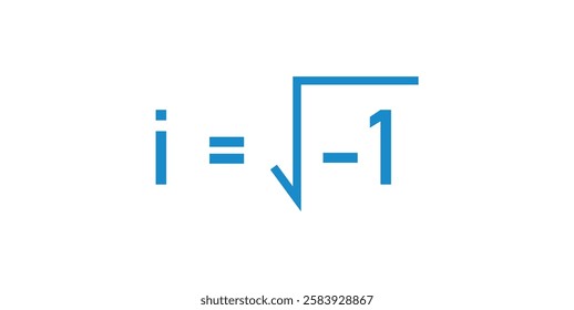 The imaginary unit i. The square root of negative one.