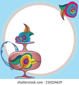Imagination. Artistic vector illustration.