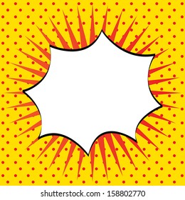 imagination comics icon over yellow background vector illustration 