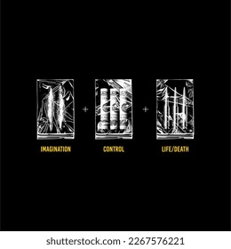 imagination control abstract simple vintage fashion