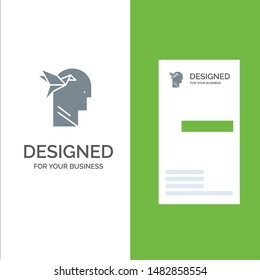 Imagination Form, Imagination, Head, Brian Grey Logo Design and Business Card Template
