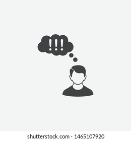 Imagination glyph icon. Monochrome style design simple element. Black color imagination icon for web and mobile. Project Management collection.