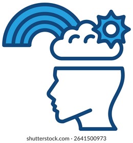 Imagination Icon Element for Design