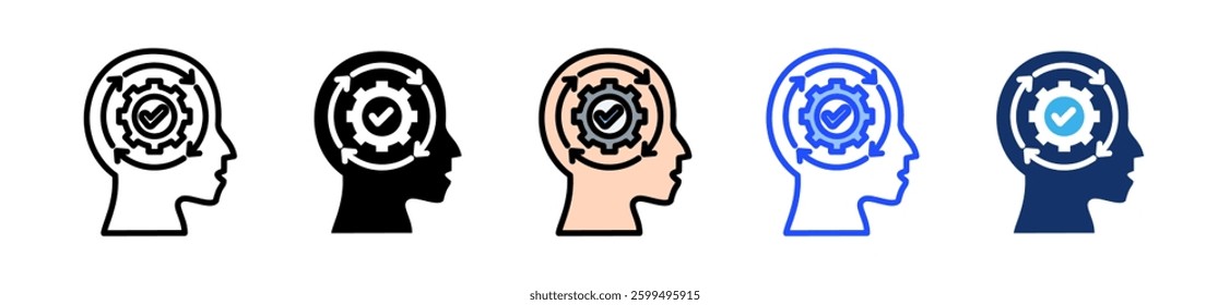 Imagination Icon Set With Multiple Style Collection