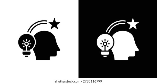 Imagination Icon Sheet Black And White