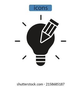 imagination icons  symbol vector elements for infographic web