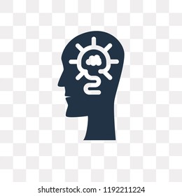 Imagination vector icon isolated on transparent background, Imagination transparency concept can be used web and mobile