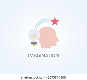 Imagination Vector, Icon Or Logo Sign Symbol Illustration