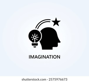 Imagination Vector, Icon Or Logo Sign Symbol Illustration