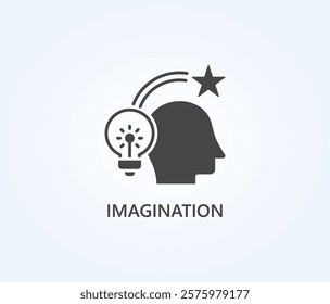 Imagination Vector, Icon Or Logo Sign Symbol Illustration