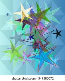 imaginative advertising around structure, board above attractive universe vector background