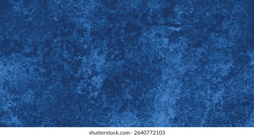Imaginative blue painting with heavy textures and impression of movement through digital brushwork

