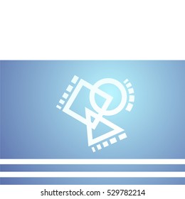 imaginative design of abstract figure