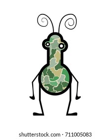 imaginative insect illustration